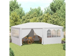 Vidaxl Tenda Festas Profissional + Paredes Laterais 4x6m 90g/m² Branco