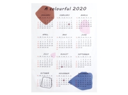 Calendário De Parede Para Decoração E Suprimento Escolar