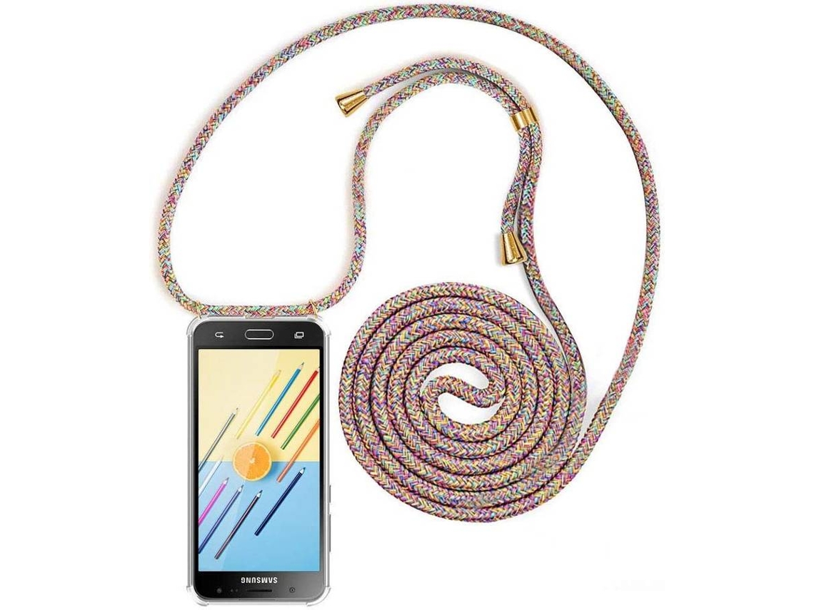 Capa Samsung Galaxy J7 2016 HONGWE. Com corda Transparente