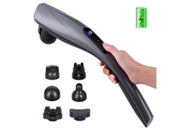 Massageador Elétrico Inteligente Cinza Titânio, Padrão Europeu, Compacto, Recarregável, Uso Diário, Higiênico, Compacto, Recarregável, U STELASPLEN