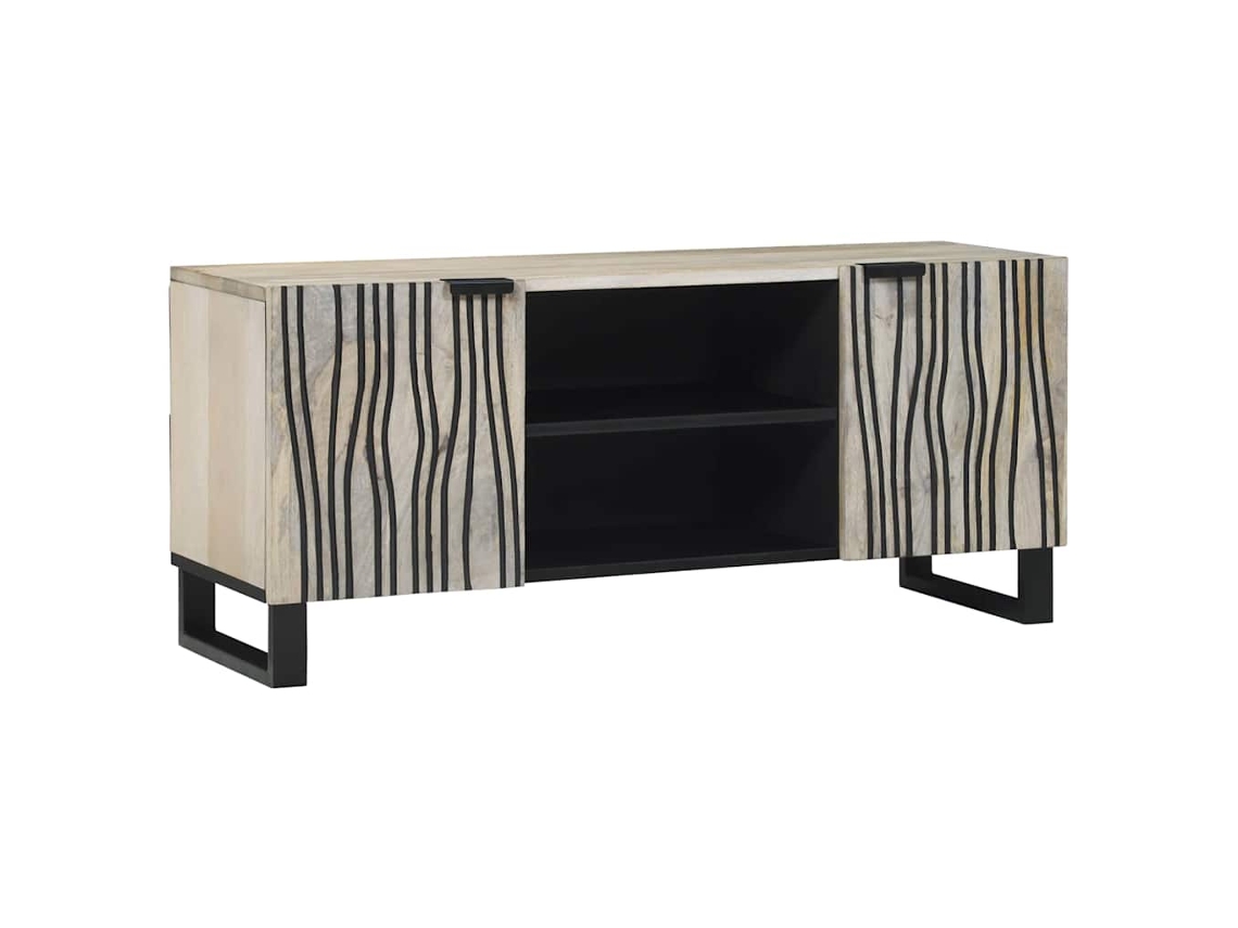 Vidaxl Unidades De Tv Branco 105 X 33 X 46 Cm Madeira Processada