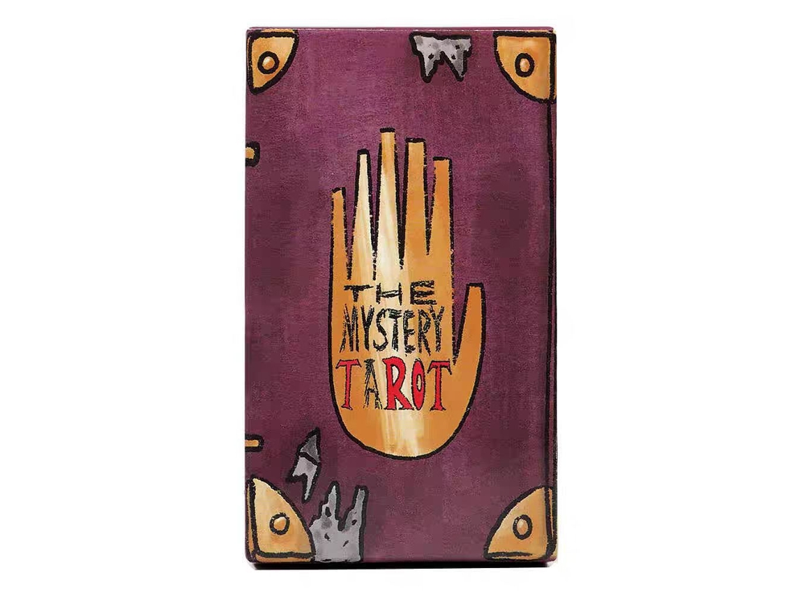 Baralho De Tarô Misterioso, 78 Cartas, Versão Em Inglês, Papel Brilhante.
