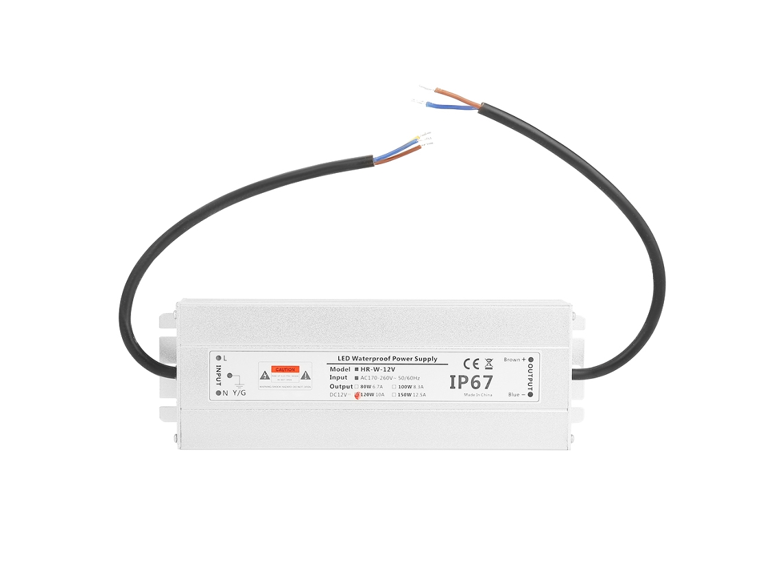 Fuente de Alimentación Impermeable 12v 10a 120w para Driver Led Transformador Módulo Adaptador