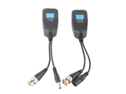 Balun transceptor de vídeo e energia Mali para CFTV, cabo coaxial BNC para conector RJ45