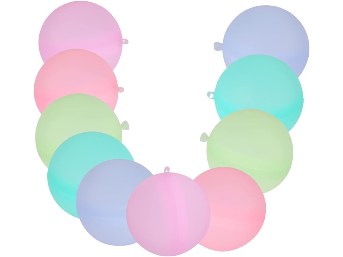 10 Bolas De Silicone Reutilizáveis Para Banho - Infantil