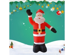Laxiscreed Bola Inflável De Natal Com Pai Natal E Presente, Ideal Para Interior E Exterior