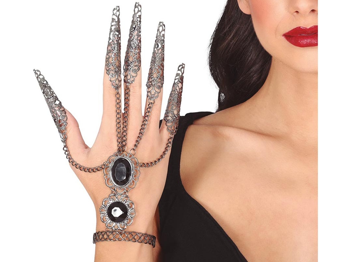 Pulseira com Pregos Metálicos