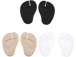 Partykindom Conjunto De 3-pares Palmilhas Gel Antiderrapantes Para Sandálias, Almofadas Para A Parte Frontal Do Pé