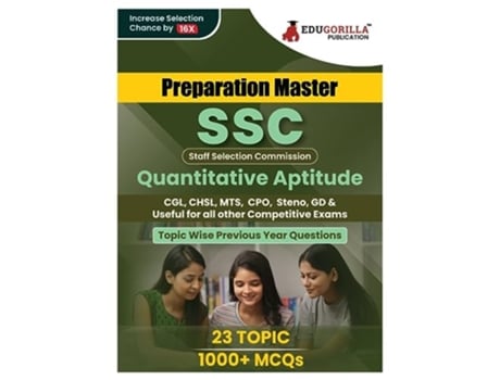 Livro SSC Quantitative Aptitude Topic-wise Book de Edugorilla Prep Experts (Inglês)