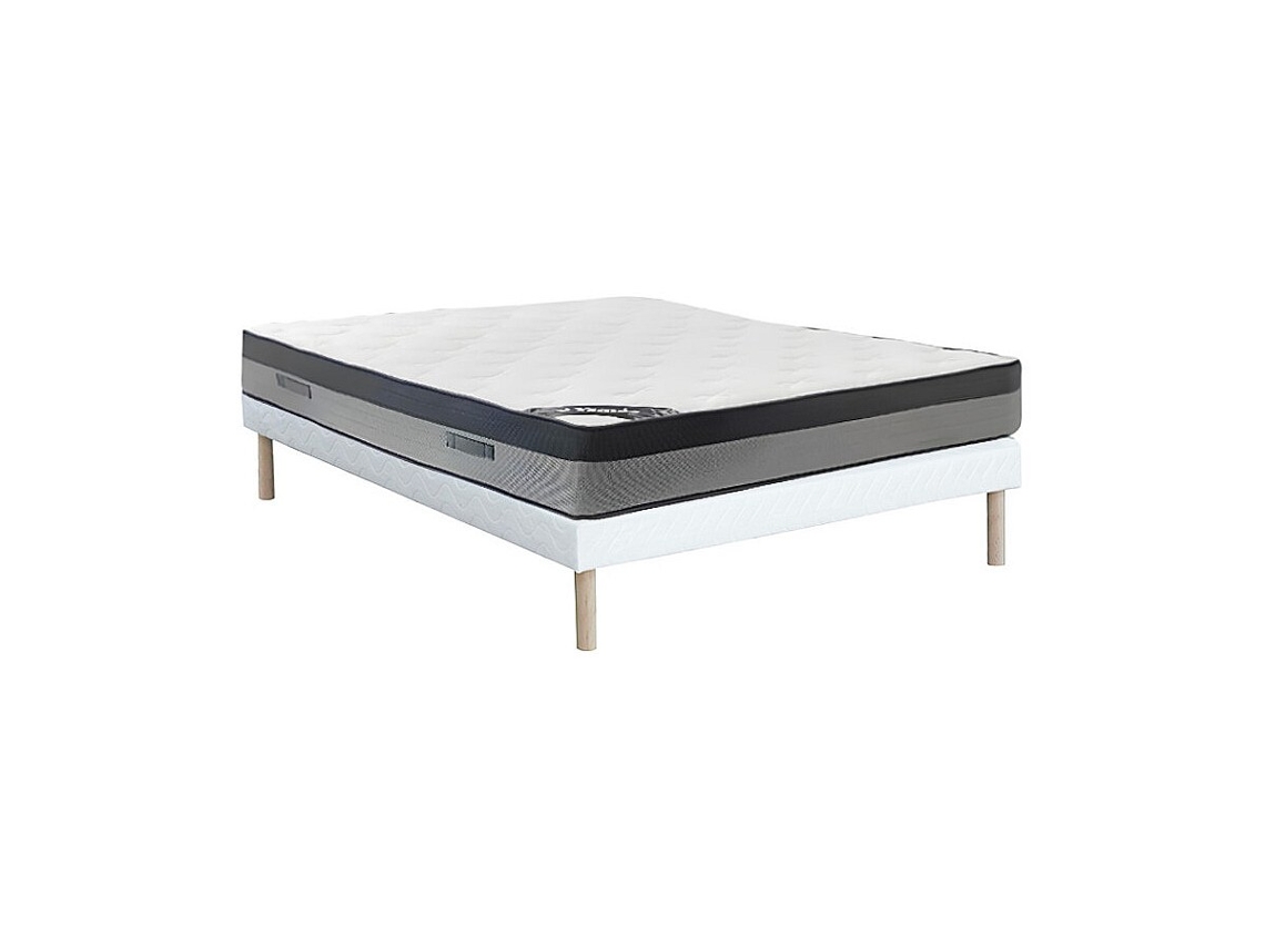Colchã£o Com Sommier Estofado Ilyros VENTE-UNIQUE.PT