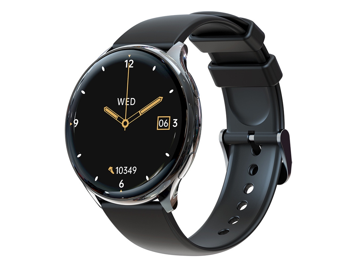Relógio Inteligente SHAH ARPAN Frequência Cardíaca Chamada Bluetooth Preto