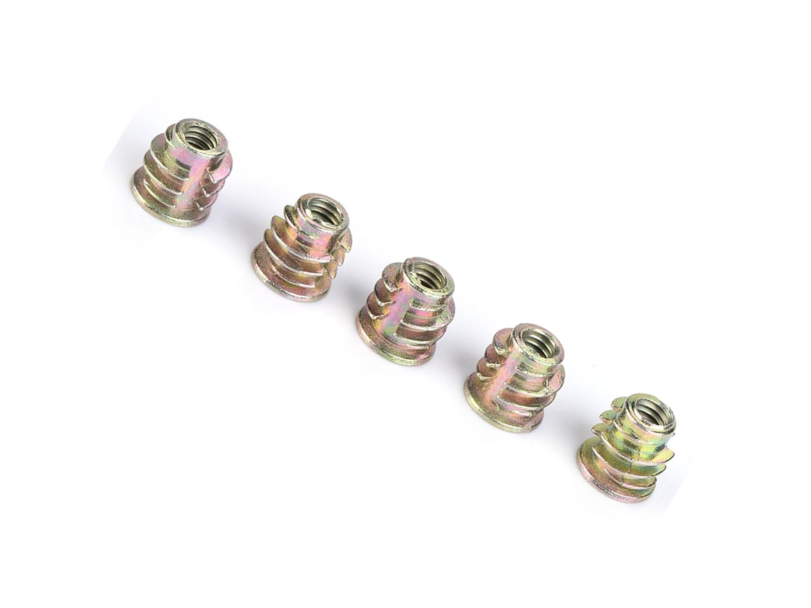 Conjunto De Fixadores Para Móveis Com Porcas Sextavadas Liga Zinco M4*8 Tampa 50 Peças