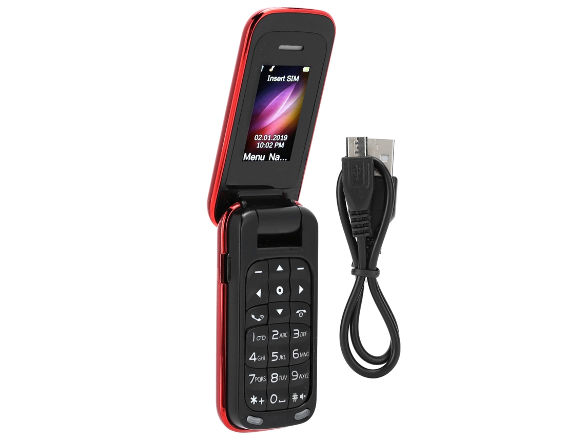 Laxiscreed Bm60 Telefone Mini Com Tela De 1.14 Polegadas Para Uso Diário