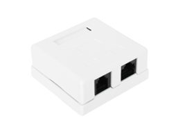 Laxiscreed Adaptador De Parede Rj45 E Rj11 Com 2 Portas Para Expansão De Escritório