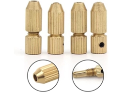 Para Furo De Eixo, Feito Latão, Com Motores 20 Mm E Adequado Brocas Menores (1,3-1,8 Mm)