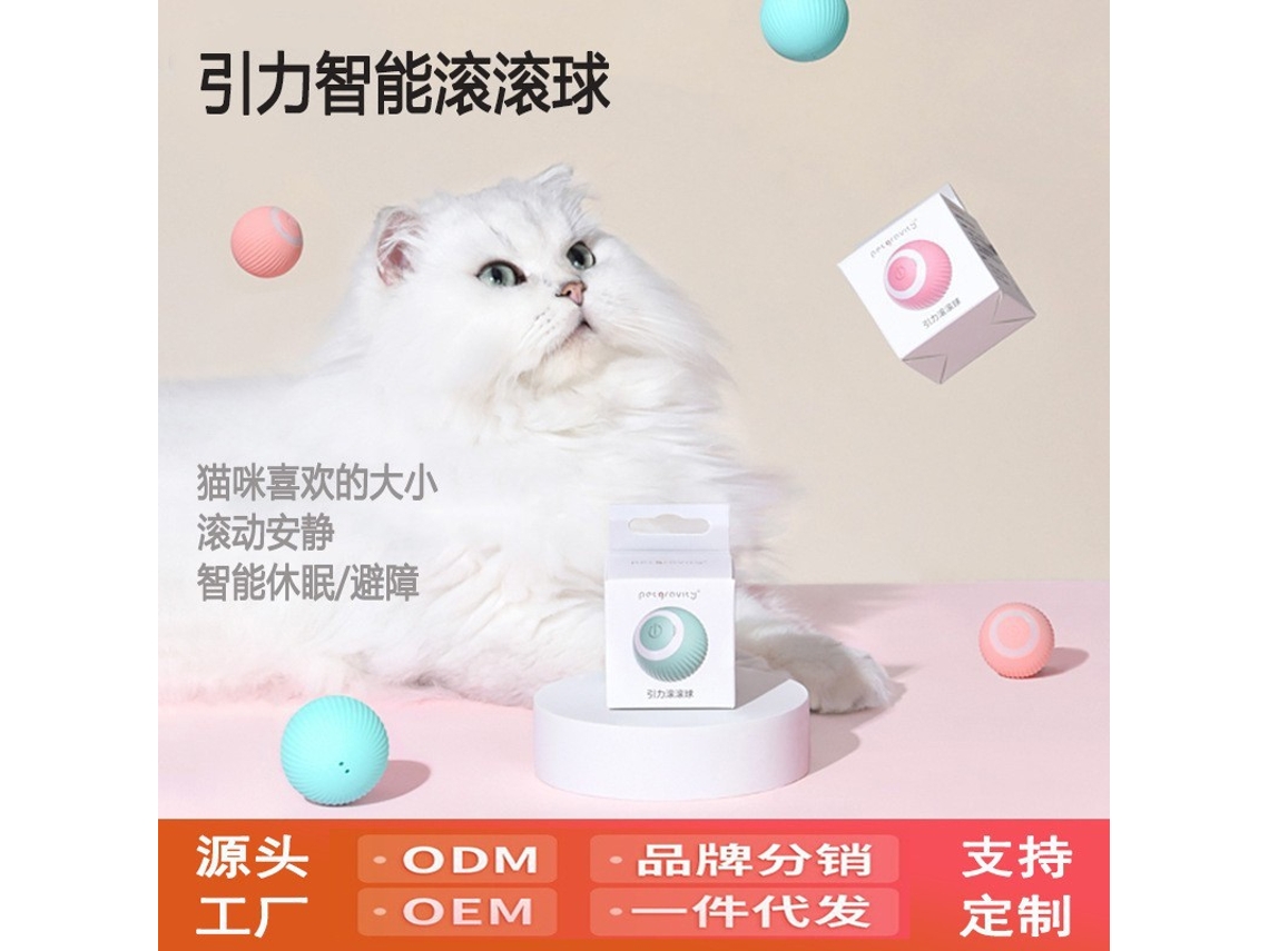 Brinquedo para Pet EOOCOO com Carregamento Usb e Interação de Autoentretenimento