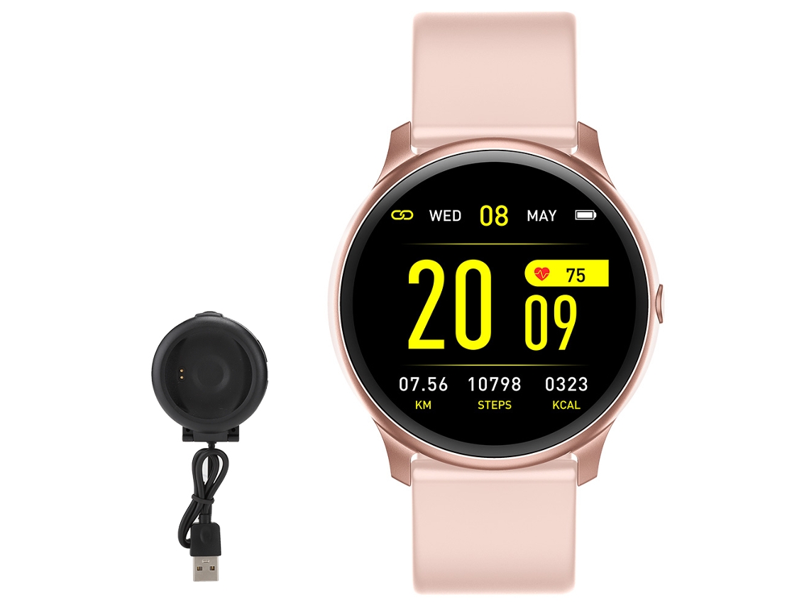 Pulseira KW19 para Monitoramento de Frequência Cardíaca, Sono, Pressão EOOCOO