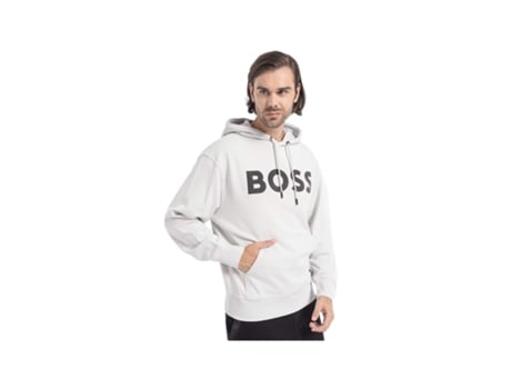 Camisola de Homem BOSS Authentique Algodão Cinzento (M)