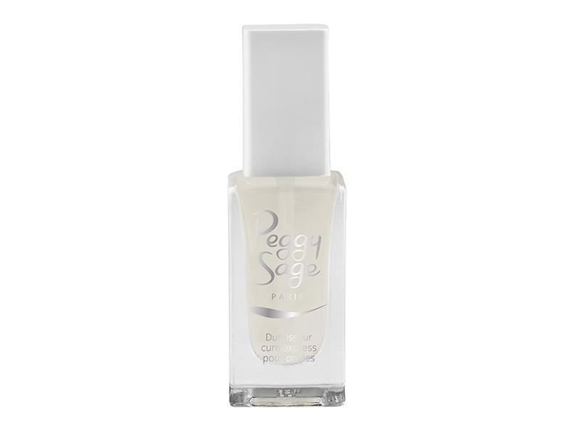 Peggy Sage Express Cure Hardener 11 ml Fortalece as unhas Aplicação em 2 semanas Cura