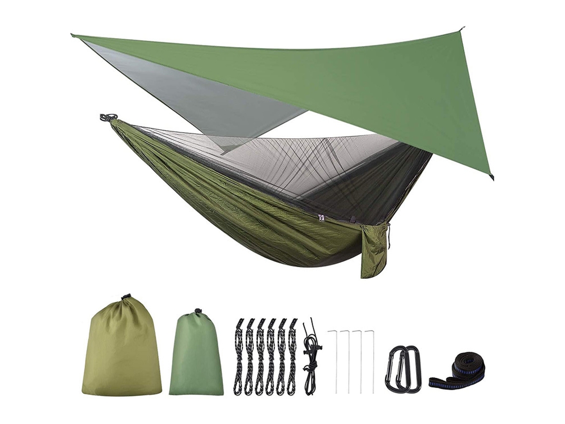 Rede Com Mosquiteiro, Redes Ao Ar Livre Para Camping Com Lona Grande Para Rede De Camping Leve À Prova Dágua, Capacidade De Carga Aquaforge