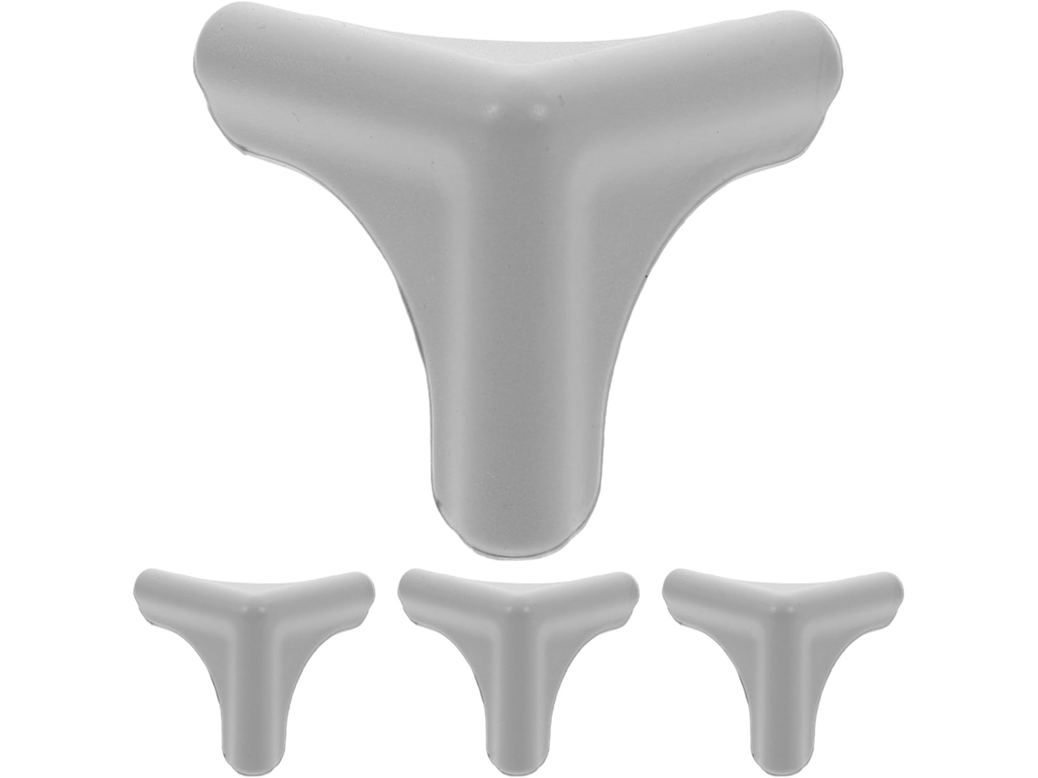 Conjunto De 4 Protetores Canto Em Silicone Macio, Ideais Para Móveis E Coifas De Cozinha Residências
