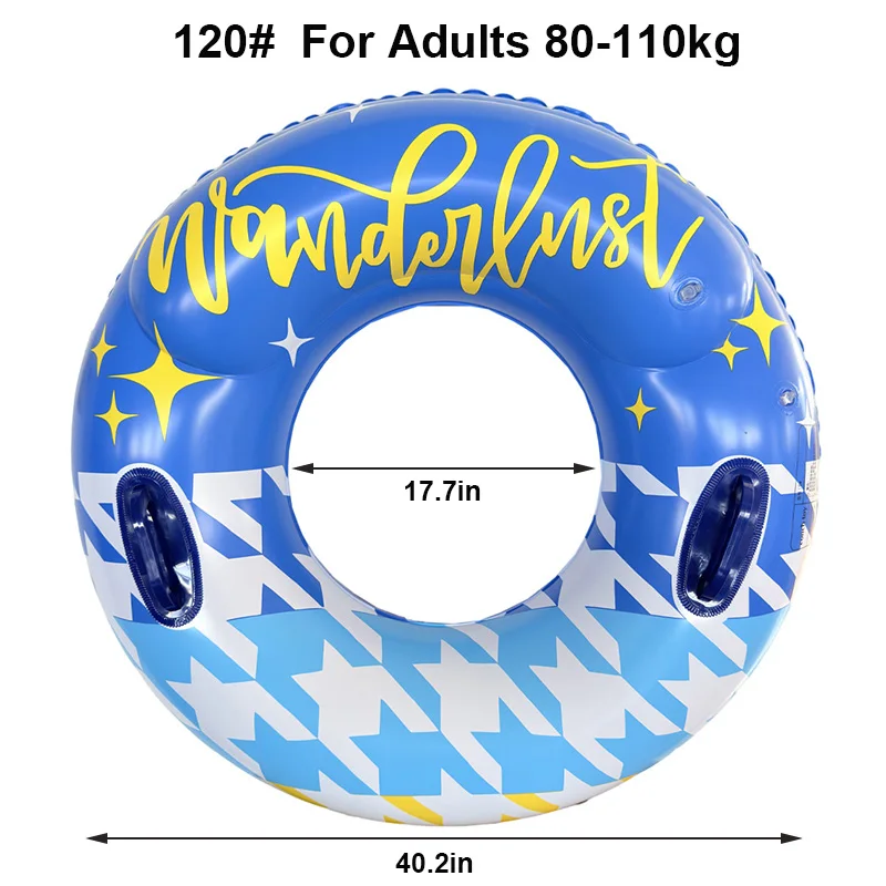 (adequado Para Adultos Com Peso Entre 80 E 110 Kg) Boia Inflável De Pvc Reforçado Para Piscina, Acessório Para Piscina