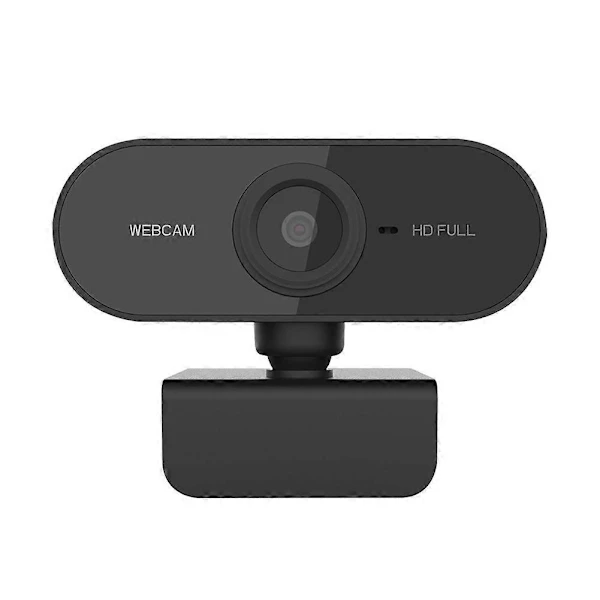 Webcam Full Hd 1080p Com Microfone, Foco Automático, Rotação De 360 Graus, Sem Necessidade De Drivers