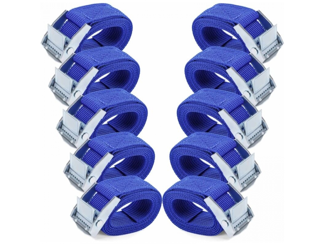 Cintas Elásticas AQUAFORGE com ganchos, pacote com 10, 16 cm