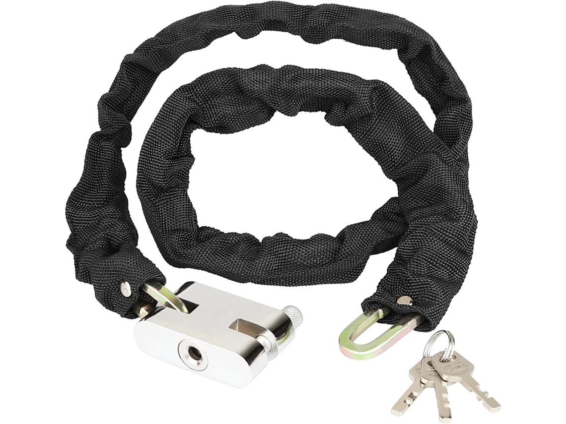 Lurelia Cadeado Bicicleta, Antirroubo, Chave, À Prova Água, Portátil, 1m, 6mm