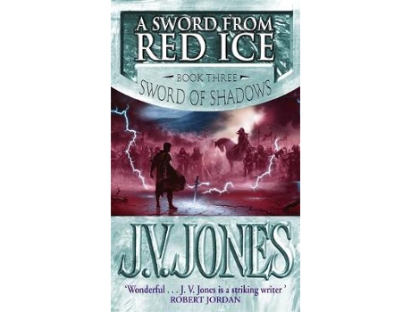 Livro a sword from red ice de j v jones (inglês)