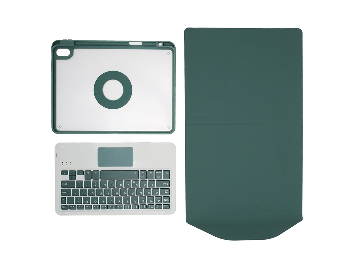 Caixa De Teclado Verde Com Teclado Sem Fio Para Tablet Ios Other
