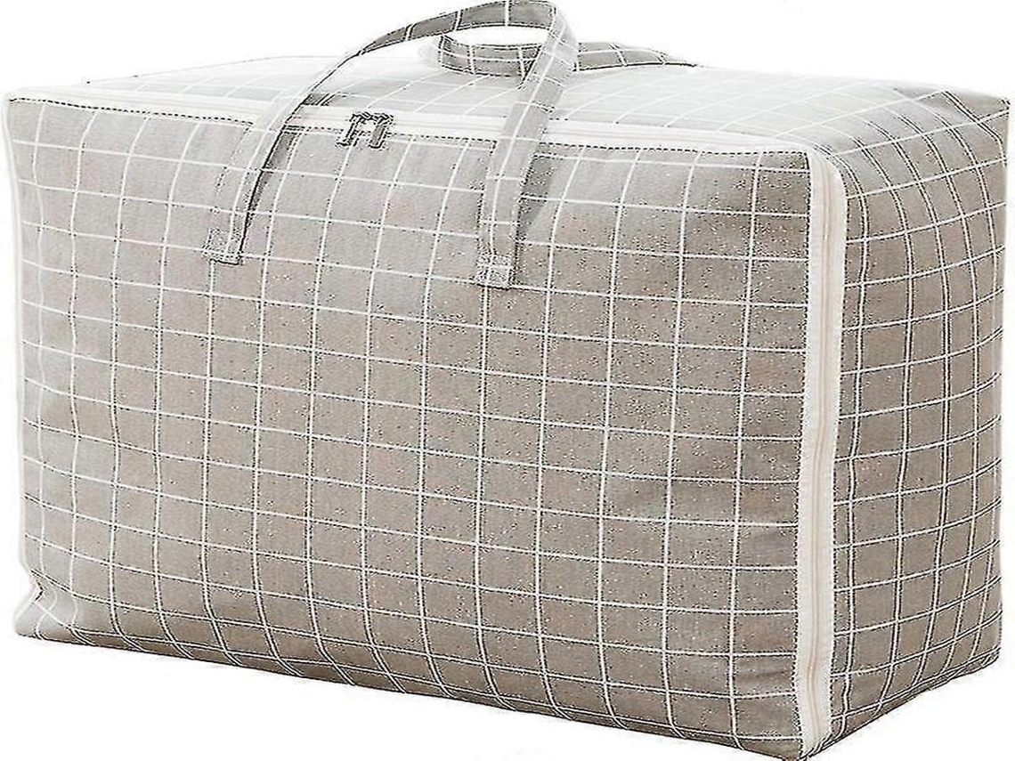 Lurelia Saco Organizador 85 L Para Roupas, Roupa De Cama E Edredons, Tecido Resistente, Fecho Zíper E Com Alça