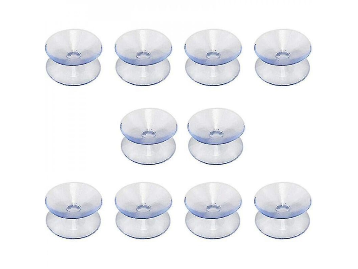 2026 puxadores de Vácuo Duplos Pacote de 10 20mm Silicone Transparente Anti deslizante para Mesa de Vidro Espelhos Janelas