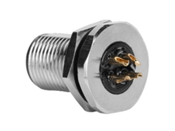 Laxiscreed M12 F2 Conector À Prova D'água Ip67 Para Painéis, Fixação Segura E Durabilidade Superior