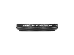 2026 fader de Densidade Neutra Variável Nd para Filtros 49mm, 58mm, 72mm, 77mm, 82mm