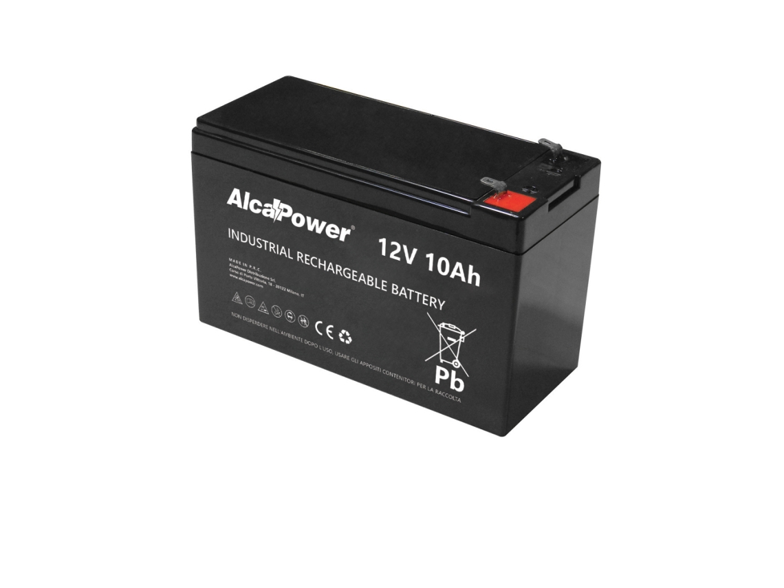 Bateria recarregável selada AGM 12V 10Ah - Ideal para alarmes, nobreaks e brinquedos - Conexão Faston T2