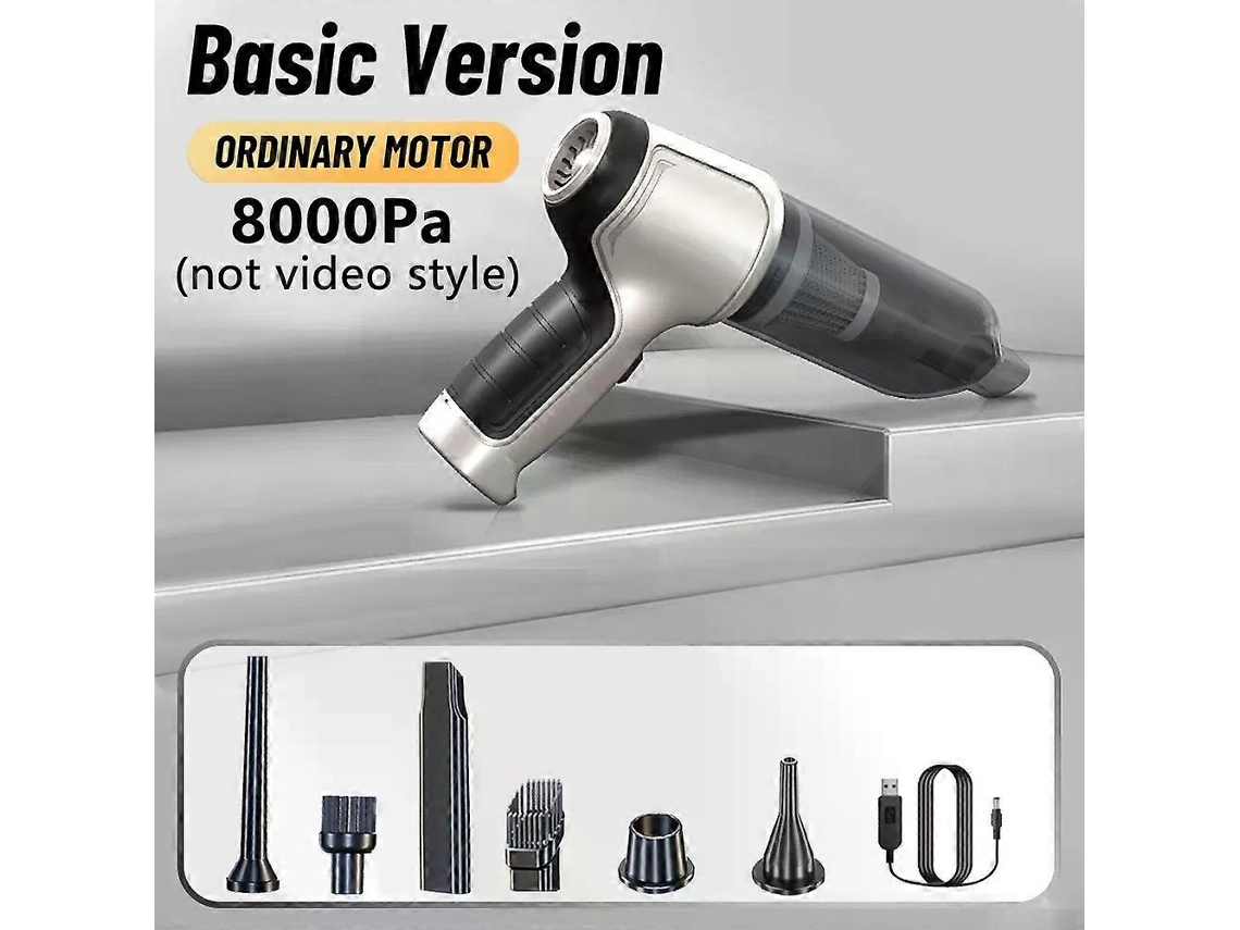 Aspirador De Pó Sem Fio Para Carro, Robô Aspirador De Pó Portátil, Potente, Para Carro E Casa, Mini Aspirador De Pó Manual De Dup Aquaforge
