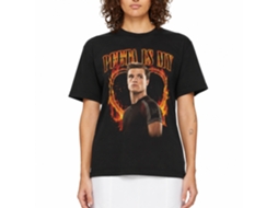 Rockinstone Hunger Games Peeta Is My Victor Black T-shirt Size:xl