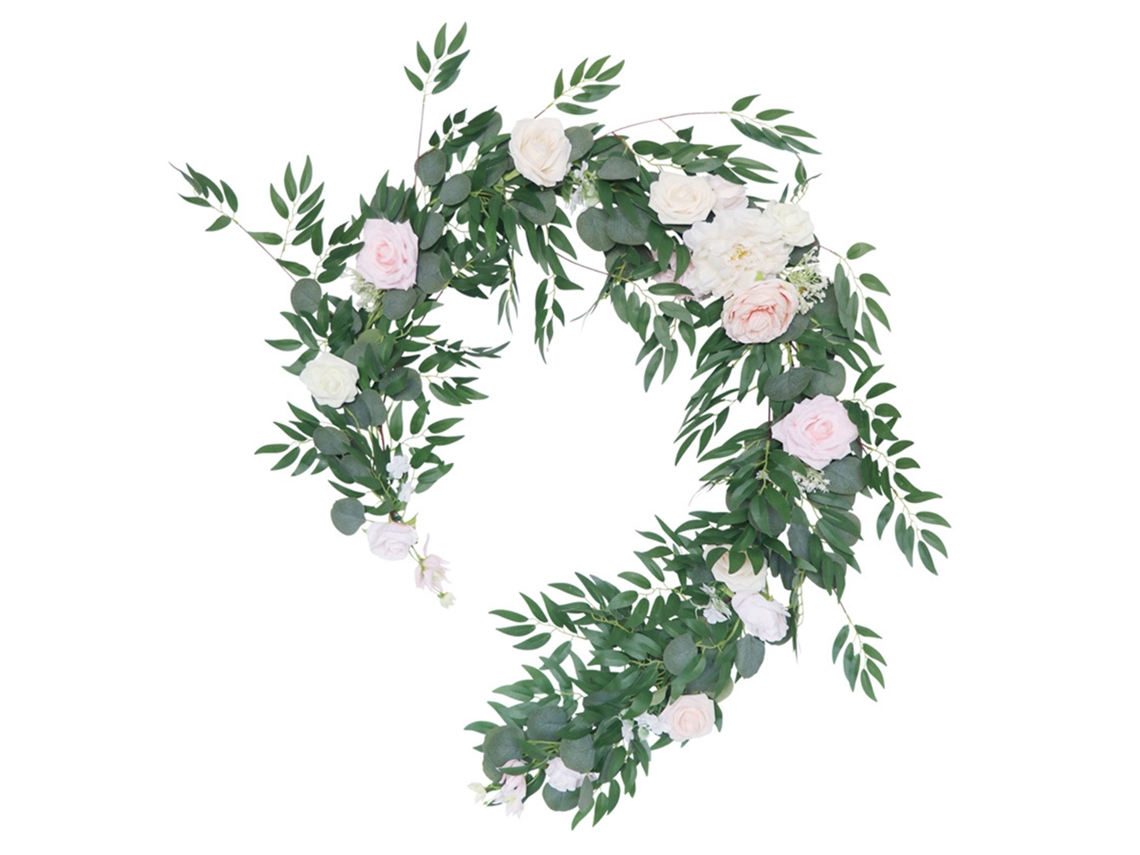 Coroa de peônias para entrada, parede, casamento e jardim LAXISCREED