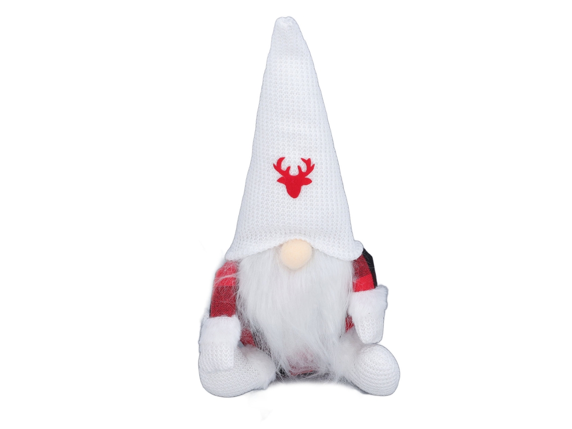 Muñeco Gnome de Natal com Traje Vermelho e Preto | S/MARCA