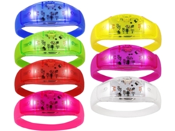 Pulseiras Luminosas para Adultos, Acessórios Luminosos Confortáveis e Ativadas por