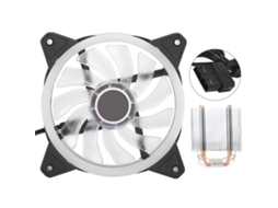 Resfriador De Cpu Ultra-silêncio 4 Calodutos De Latão Radiador 775amd1155 1366 Desktop Aurora