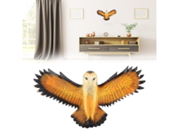 Laxiscreed Escultura De Parede Coruja Em Resina Para Decoração E Presente Especial Para Amigos E Família