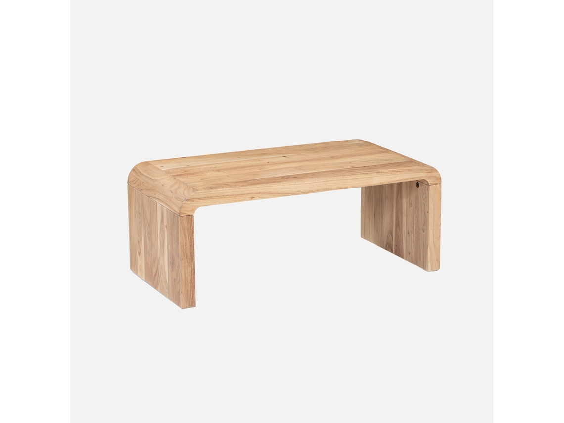 Mesa de Centro Retangular em Acácia Maciça 100Cm I SWEEEK