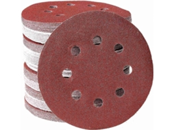 Conjunto de 60 Discos Lixa Triangulares Autoadesivos Nylon para Lixadeiras Orbitais Aleatórias Grãos 40/60/80/100/120/150/180 BRILVIBERA