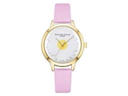 Relógio de Pulso Feminino Elegante Casual com Movimento de Quartzo Lvpai Rosa