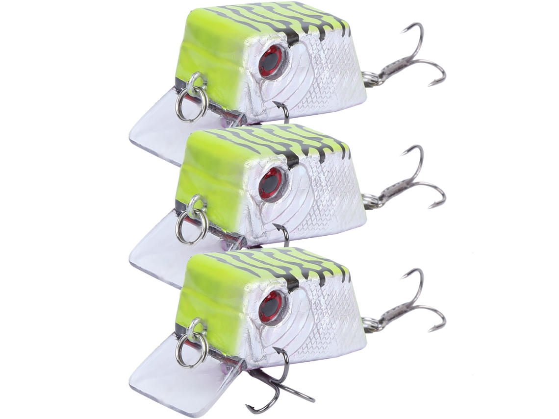 Lure Artificial Bait (bionic Fish Luring, Mini And Portable) Square Mini Fish Bait Rocker Fatty Artificial Bait