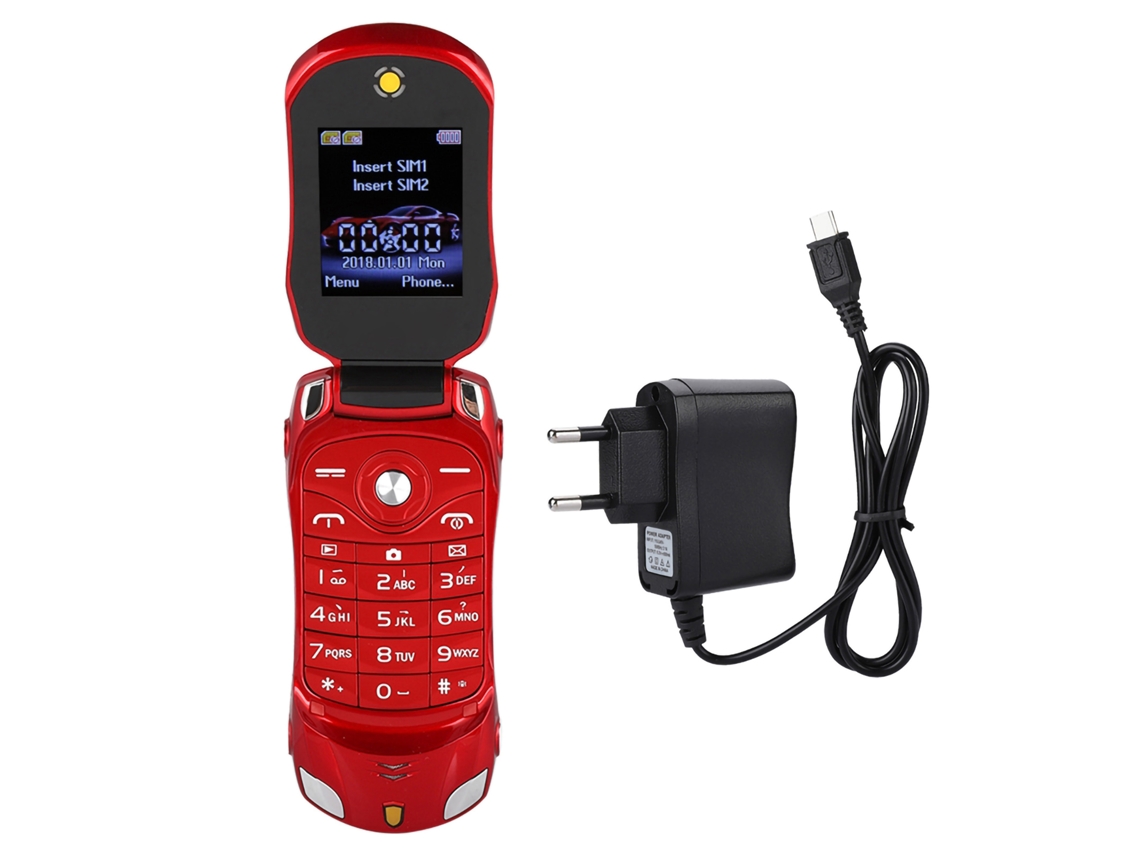 Celular Flip para estudantes com luz de corrida EOOCOO