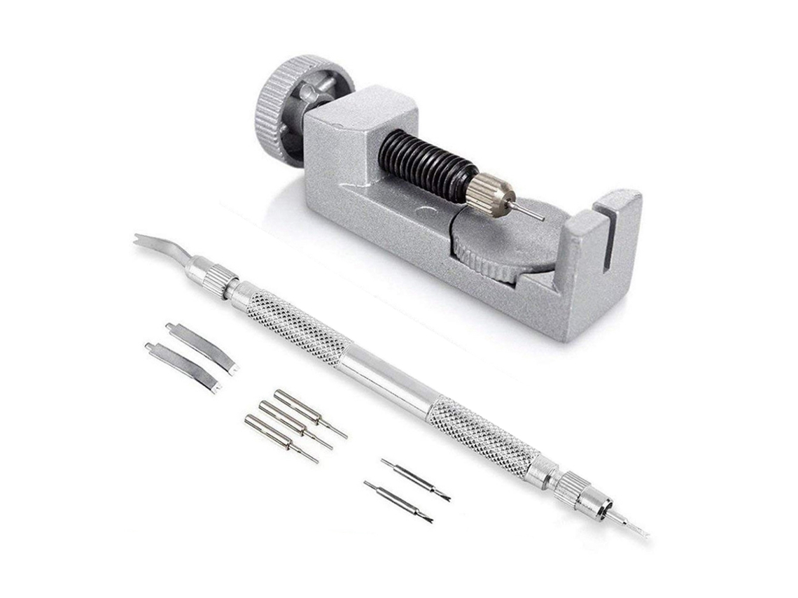 Kit Profissional 9 Ferramentas Remoção E Reparo De Pulseiras De Relógio