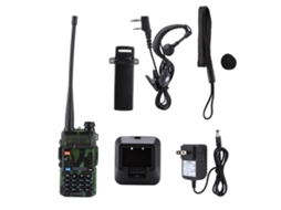 Mini Rádio Portátil De Mão Com Duas Bandas, Walkie Talkie Para Baofeng Uv 5r Brilvibera